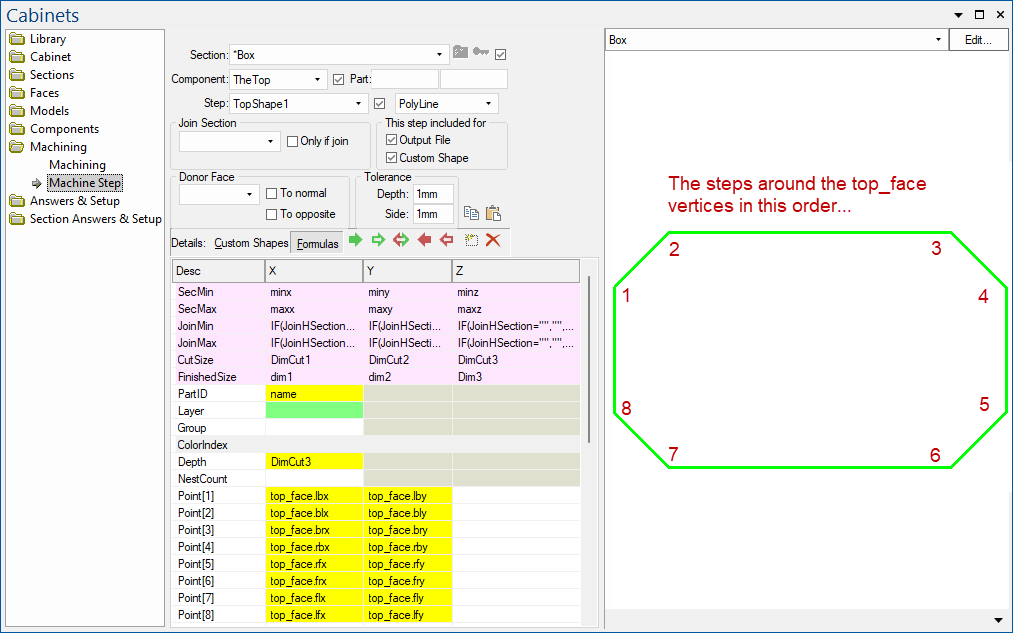 Vertex Position Properties